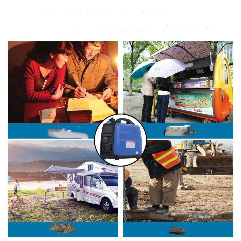 Generador Eléctrico a Gasolina 2000W – Portátil, Silencioso y Potente para Hogar o Emergencias