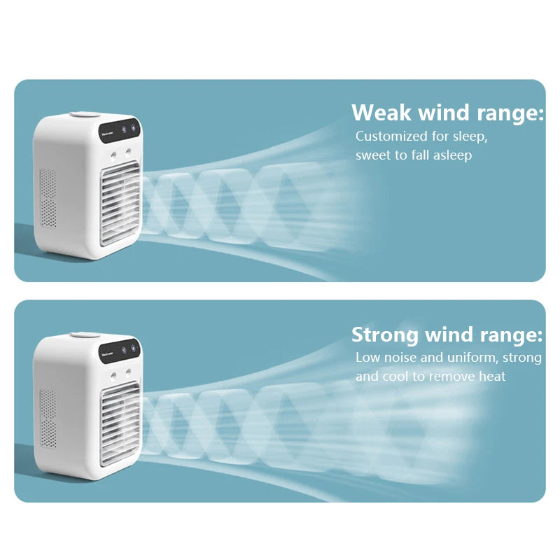 ventilador humidificador 2 en uno silencioso para hogar y oficina