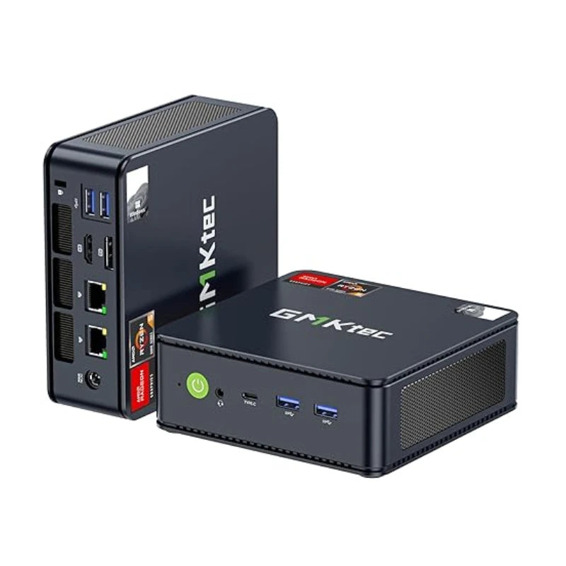 Mini PC GMKtec M6 | AMD Ryzen 5 6600H | 16GB DDR5, 512GB SSD PCIe | WiFi 6, BT5.2 | Computadora de Escritorio
