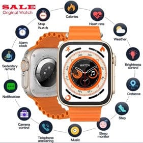 Smartwatch Fendior S9 Ultra – Reloj Inteligente Deportivo con Llamadas Bluetooth, Pulsómetro, IP67, Compatible con Android y iPhone