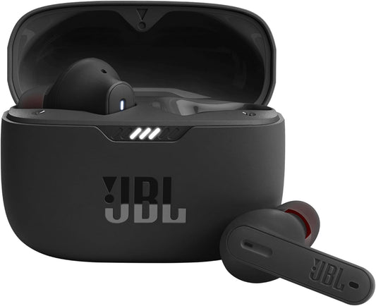 JBL Tune 230 NC TWS Auriculares inalámbricos In Ear True Wireless Bluetooth IPX4 con micrófono incorporado para música, deportes y llamadas, hasta 40h de batería, estuche de carga, negro