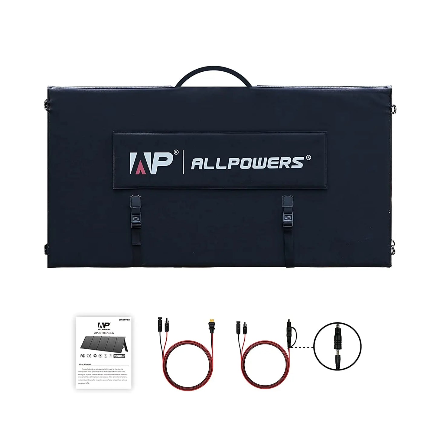 Panel Solar Plegable ALLPOWERS (140W, 200W, 400W) | Portátil para Estaciones de Energía | Carga Solar para Camping, RV y Exterior