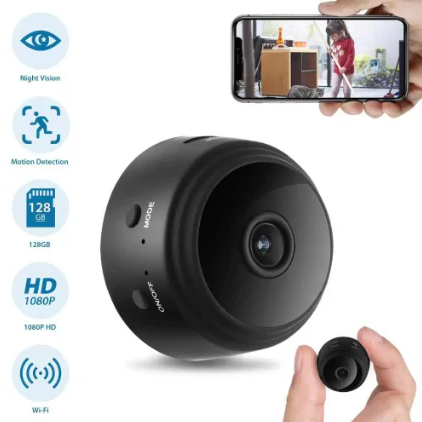 Mini cámara digital con pantalla LCD Full 1080P HD, portátil y compacta